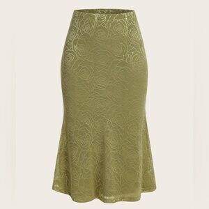 Women’s High Waist Allover Floral Print Skirt